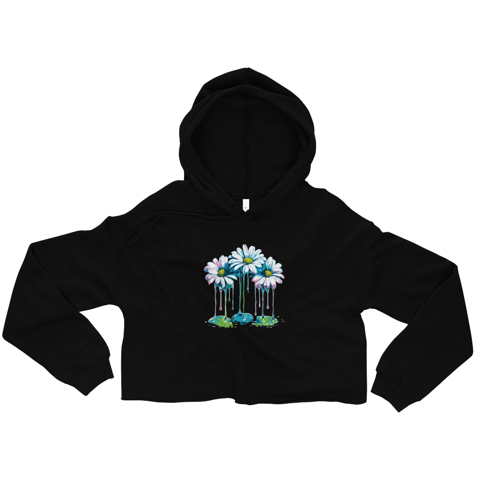 3 Daisy Crop Hoodie - Emstract